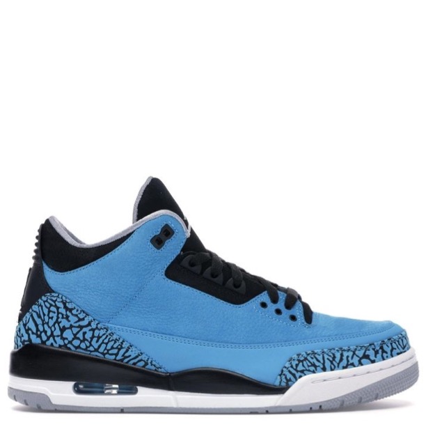 Rent Jordan 3 Retro Powder Blue sneaker
