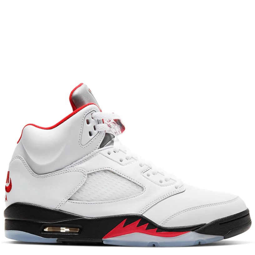 Rent Jordan 5 Retro Fire Red Silver Tongue (2020) sneaker