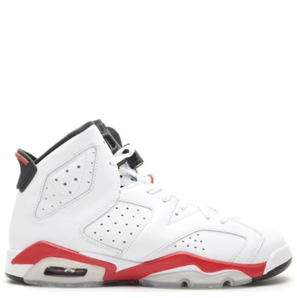 Rent Jordan 6 Retro White Varsity Red sneaker